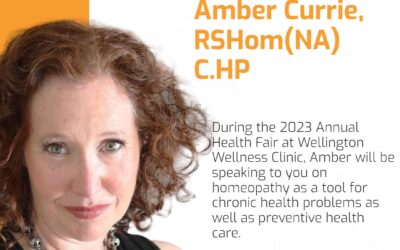 Amber Currie, RSHom(NA) C.HP, will present at the Wellington Wellness Clinic Health Fair