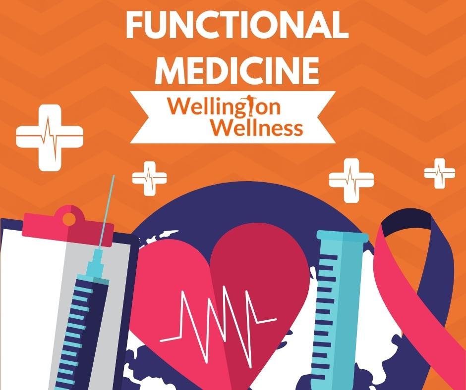 The image features the phrase "Functional Medicine". Illustrating the clinic